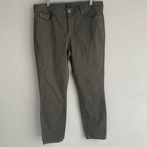 NYDJ Not Your Daughters Clarissa Ankle Jean Green